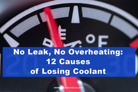 coolant loss no white smoke|Why Am I Losing Coolant But No Leaks: Common Causes and。